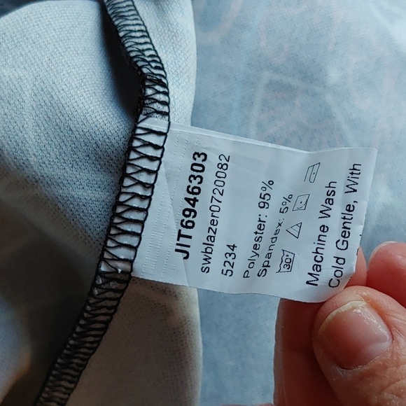 Graffiti Pop Art Neon Sushi Women's Jacket/Blazer Size Large - Picture 8 of 8